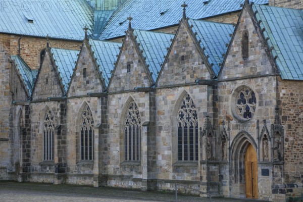 Gothic side chapels, Hildesheim Cathedral or High Cathedral of St. Mary's Ascension in