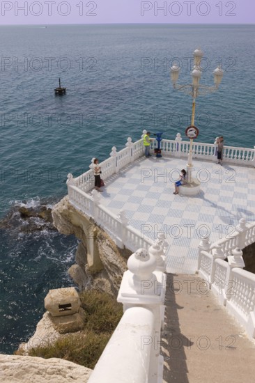 Observation deck, Balcon del Mediterraneo, (balcony of the Mediterranean Sea), Benidorm, Valencia,
