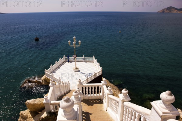 Observation deck, Balcon del Mediterraneo, (balcony of the Mediterranean Sea), Benidorm, Valencia,