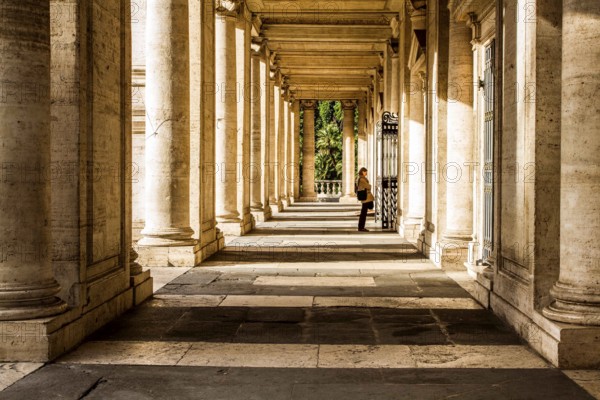 Palazzo Nuovo, one of the buildings of the Capitoline Museums (Musei Capitolini). Rome, Province of