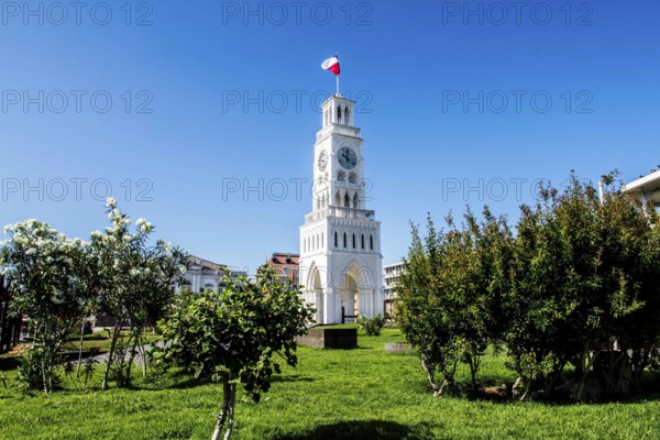 Clock Tower, in Arturo Prat Square (Plaza Arturo Prat), built in 1878, when Iquique was in Peruvian
