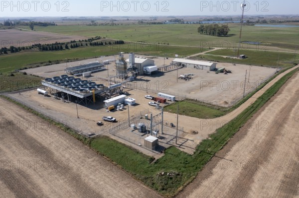 Garvin, Minnesota - Otherwise wasted energy from hot exhaust at eight compressor stations along the