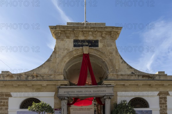 An old historic building in the old town. The fruit, meat and vegetable market in its former glory.