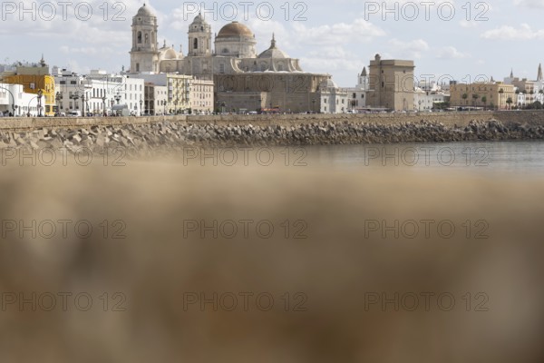Nice view of a city on the Atlantic coast. A historic old town full of history and life. A