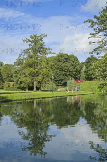 Snelli Tiik, pond in Dompark Toompark, Tallinn, Estonia