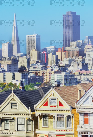 The Painted Ladies, Alamo Square, San Francisco, California, USA