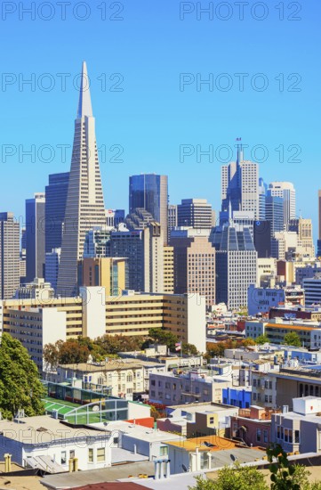 Financial district skyline, San Francisco, California, USA