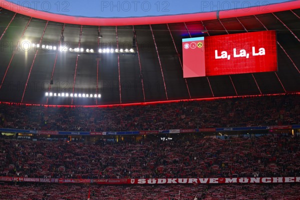 La, La, La, teleprompter scoreboard, lyrics, to sing along, ALWAYS FORWARD, official stadium anthem