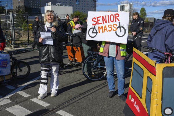 Spokeswoman for Senior Mass, a movement named after Critical Mass, calls for risk-free cycling for