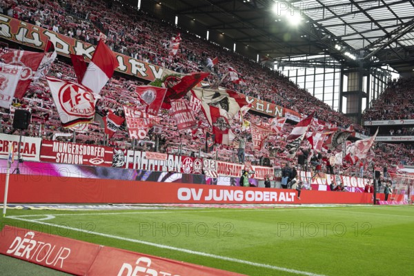 Südkurve, COLOGNE, Germany - OCTOBER 18: During the Bundesliga match between FC Cologne vs. FC