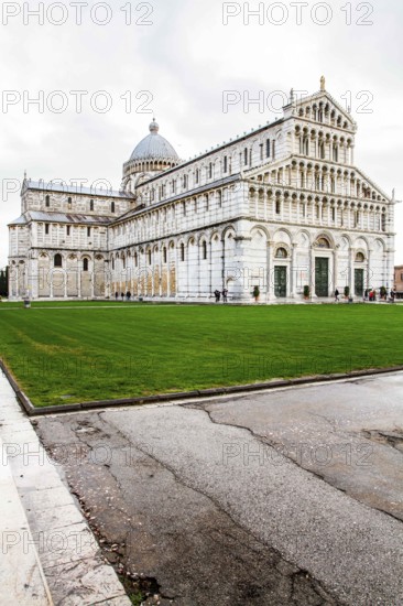 Cathedral of Pisa (Duomo) at Piazza dei Miracoli, or Piazza del Duomo (Cathedral Square). Pisa,