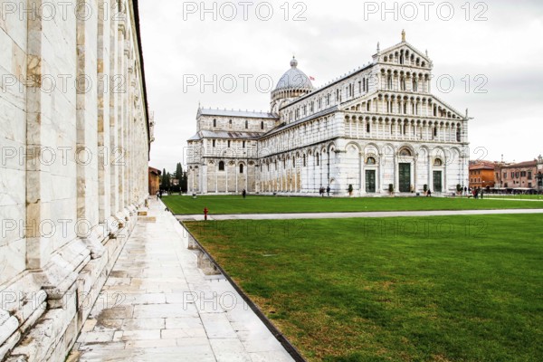 Cathedral of Pisa (Duomo) at Piazza dei Miracoli, or Piazza del Duomo (Cathedral Square). Pisa,