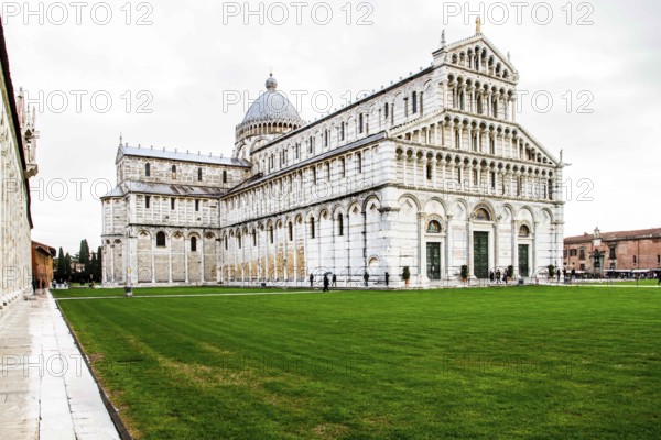 Cathedral of Pisa (Duomo) at Piazza dei Miracoli, or Piazza del Duomo (Cathedral Square). Pisa,