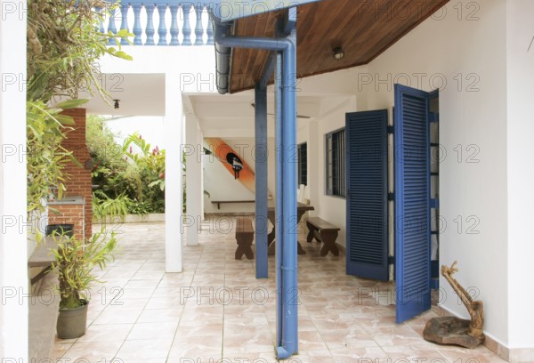 Balcony, House, Barra do Una, Peruíbe, São Paulo, Brazil