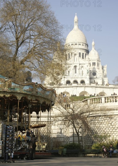 Sacré Cœur, 18° arrondissement, Ile-de-France, Paris, France