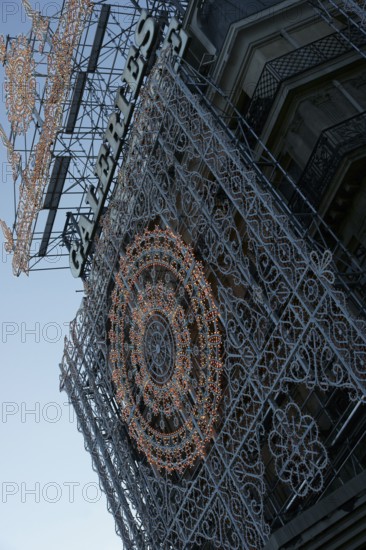Detail of Decoration, Galeries Lafayette Haussmann, Boulevard Haussmann - 75008, (75), Paris,