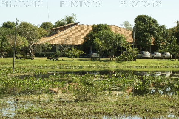 Brazil, Mato Grosso do Sul, Campo Grande, Pantanal, farm, farms, houses, wall, walls, door, doors,