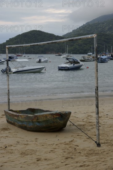Beach, Boat, Ilha Grande, Rio de Janeiro, Brazil