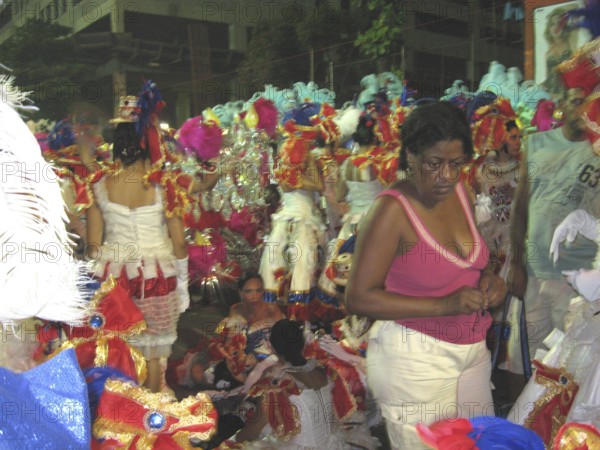 Moulin Rouge Ballerinas, Concentration of the School of Samba Grande Rio, Carnival 2009, Rio de