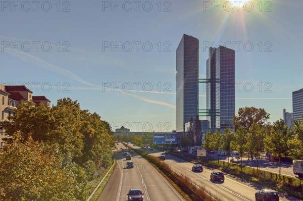 Highlight Towers are two office towers completed in 2004 in the Munich park town of Schwabing at