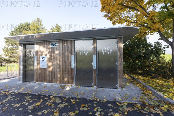 The most expensive toilet in Germany as a modern design object with elegant furnishings Rotenberg