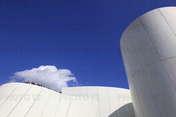 Architectural detail, Ozeaneum, Stralsund Maritime Museum, Museum of Oceanography and Fisheries,