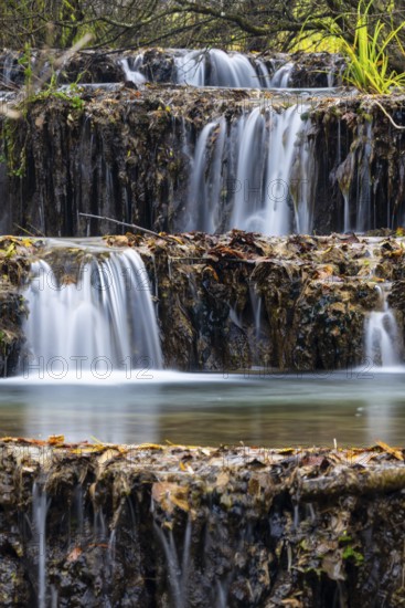 Sinterterrassen der Weißen Lauter, Bach, Water, Autumn, Donntal, Gutenberg, Swabian Jura,