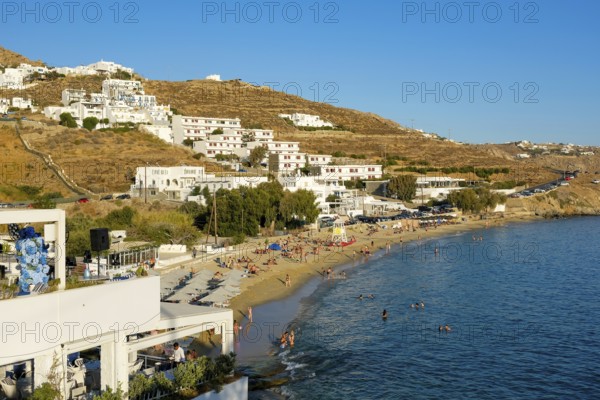 Agios Stefanos, Mykonos, Cyclades, Greece - Agios Stefanos, small town with sandy beach, apartments
