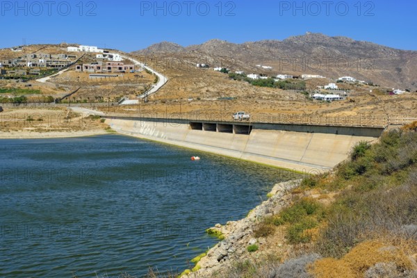 Mykonos, Cyclades, Greece — Marathi Dam, Mykonos Municipal Water Supply and Sanitation Company has