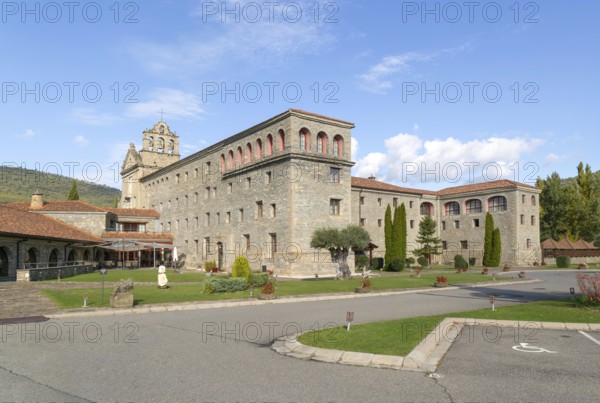 El Monasterio de Boltaña, former monastery now hotel and spa, Boltana, Huesca province, Aragon,