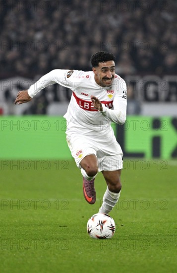 Tiago Tomas VfB Stuttgart (08) Action on the ball Europa League, MHPArena, MHP Arena Stuttgart,