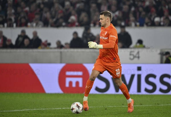 Goalkeeper Timon Wellenreuther Feyenoord Rotterdam (22) Europa League Action, MHPArena, MHP Arena