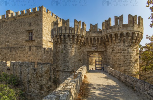 Fortress tower, Grand Master's Palace built in the 14th century by the Order of Johnnite, fortress