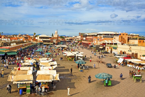 Stands on Jemaa El-Fna, Marrakech