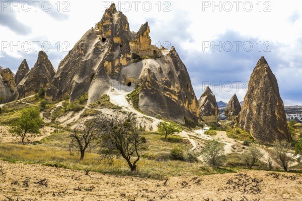 Kiliclar Valley, fantastic tuff rock formations, Cappadocia, Turkey
