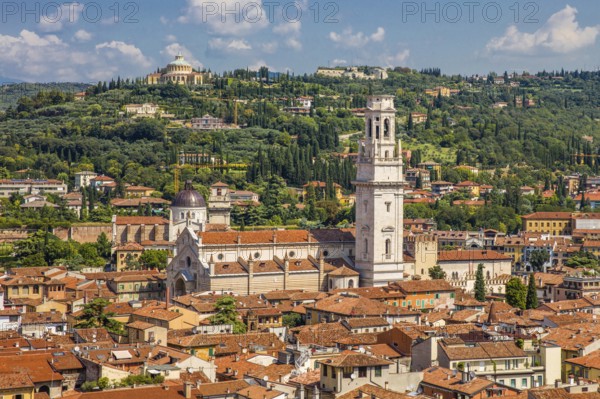 Cathedral of Santa Maria Assunta, 15th-16th century, Verona with medieval old town, Veneto, Italy,
