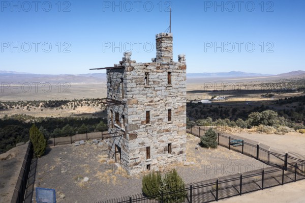 Austin, Nevada - Stokes Castle, built in 1897 by Anson Phelps Stokes, but occupied for only one