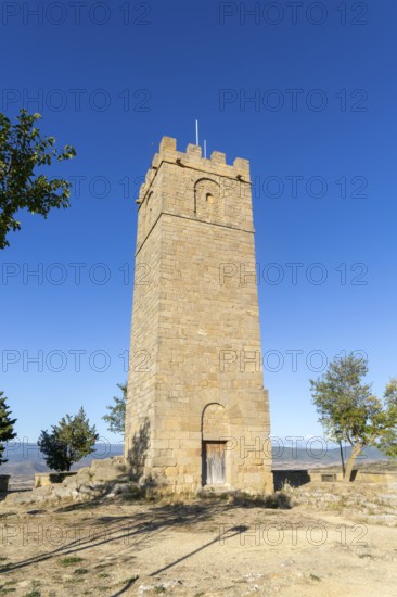 Torre del Homenaje del Castillo tower, Castle of Peña Felizana, Sos del Rey Católico, Zaragoza