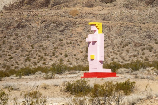 Beatty, Nevada - Art is the attraction in Rhyolite, a town that boomed briefly after gold was