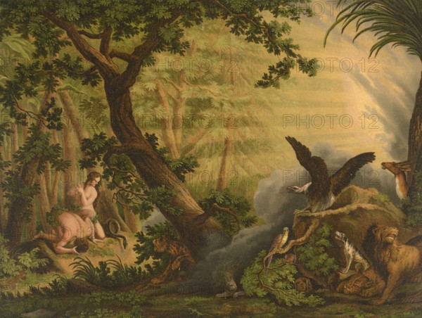 Biblical scene, Bible, Original Sin, a Christian concept that describes a state of separation from