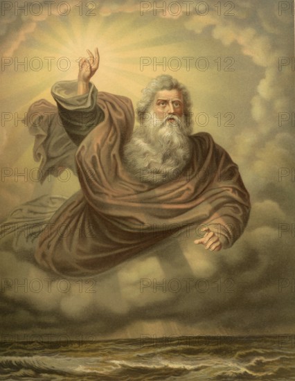 Biblical scene, Bible, Let There Be Light, comes from the first chapter of the Bible, the Book of