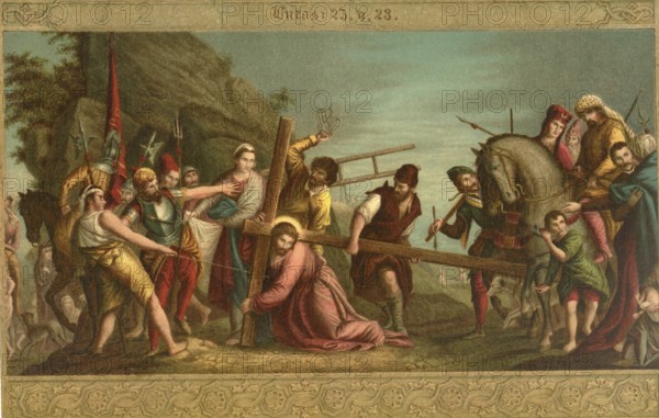 Biblical scene, Bible, On the Way of the Cross, The Way of the Cross is presented in the Bible in