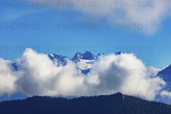 View from Hoher First to Einberg and Dachstein, Osterhorn Group, Salzkammergut, Province of