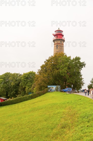 Cape Arkona lighthouse, active lighthouse, Cape Arkona, Wittow peninsula, belongs to Putgarten,