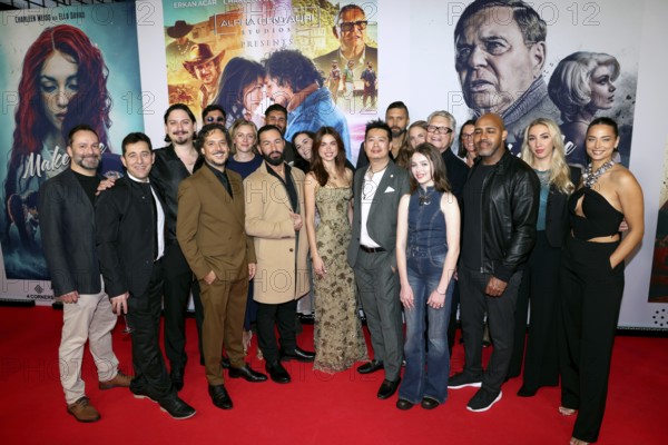 Timur Örge, Charleen Weiss, Ronald Nitschke, Erkan Acar and Michael David Pate with cast and team,