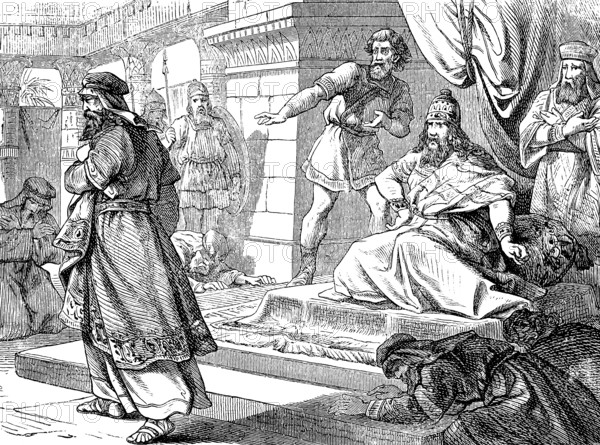 Mordachai refuses to kneel in front of Haman, The Book of Esther, chapter 3, Mordechai, Esther,