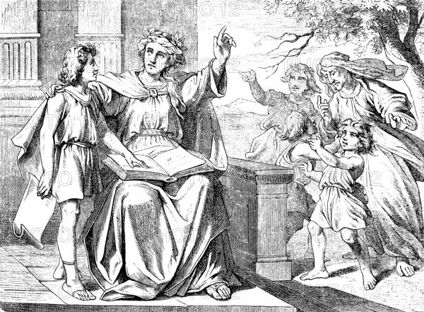 Wisdom calls and warns, emphatic warning against seduction, The sayings of Solomon, chapter 1, King