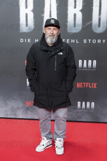Niko Backspin at the premiere of the Netflix film Babo in the Astor Film Lounge Berlin on 24.10