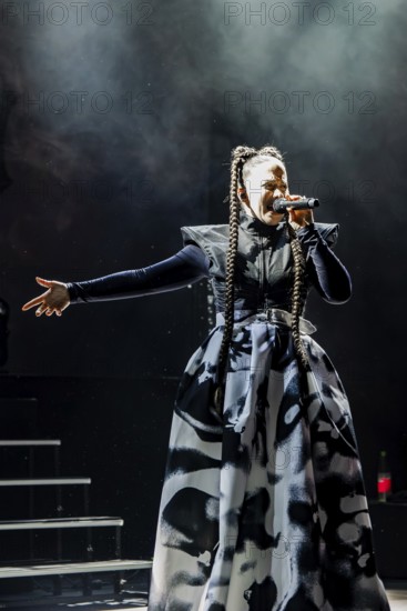 LaFee (real name: Christina Klein) live on Shadow & Light Tour 2025 at Berlin's Tempodrom on 26.10