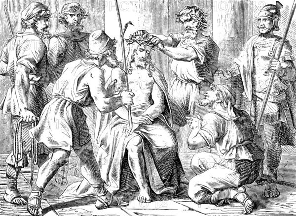 Mocking and Mistreating Jesus, Gospel of Mark, Chapter 15, Crown of Thorns, King of Jews, Beating,